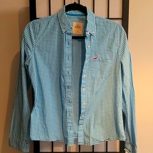 Hollister gingham check shirt